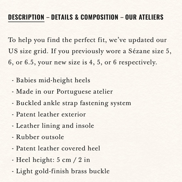 Sezane Paula Babies Size 40 - Picture 8 of 8